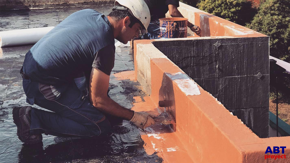 Impermeabilización de terraza mediante poliuretano