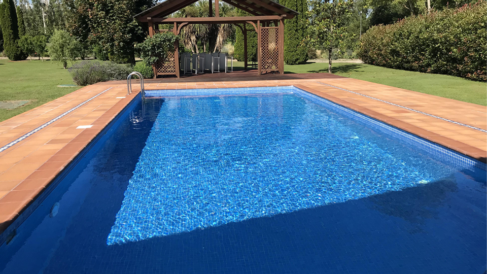 Impermeabilización de piscina en vivienda unifamiliar